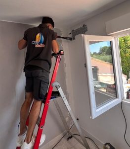 Pose clim réversible dans l'Hérault